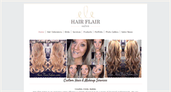 Desktop Screenshot of hairflairsalon.com